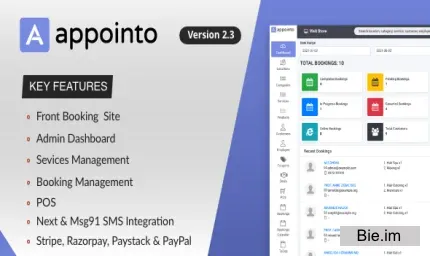 Appointo v2.3.9 - Booking Management System - nulled