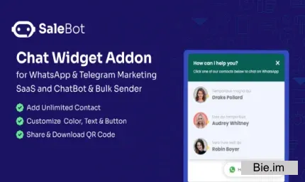 SaleBot Chat Widget Addon v1.1.0