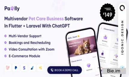Pawlly v2.3.2 - All-in-one Pet Care Solution in Flutter + Laravel with ChatGPT