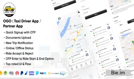 OGO - Taxi Driver App / Partner App