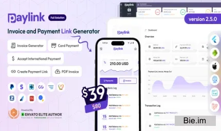 PayLink v2.5.0 - Invoice and Payment Link Generator Full Solution