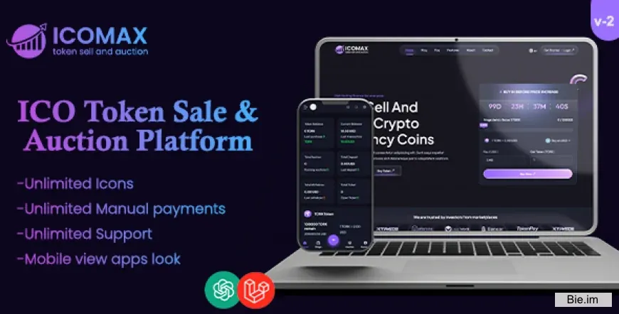 ICOMAX v2.0 - Token Sale & Auction Platform