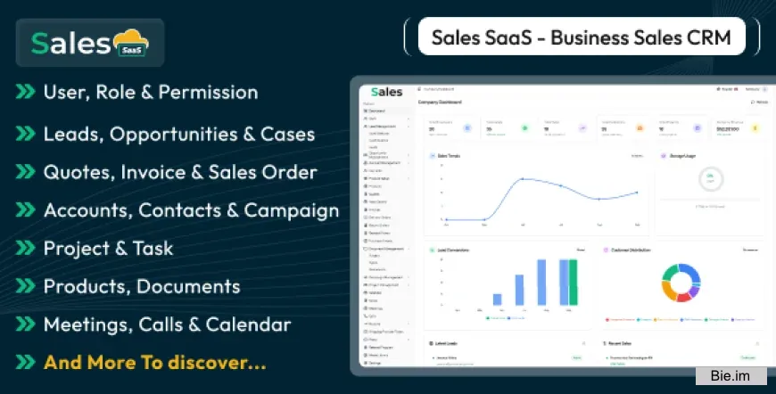 Sales SaaS v7.0 - Business Sales CRM - nulled