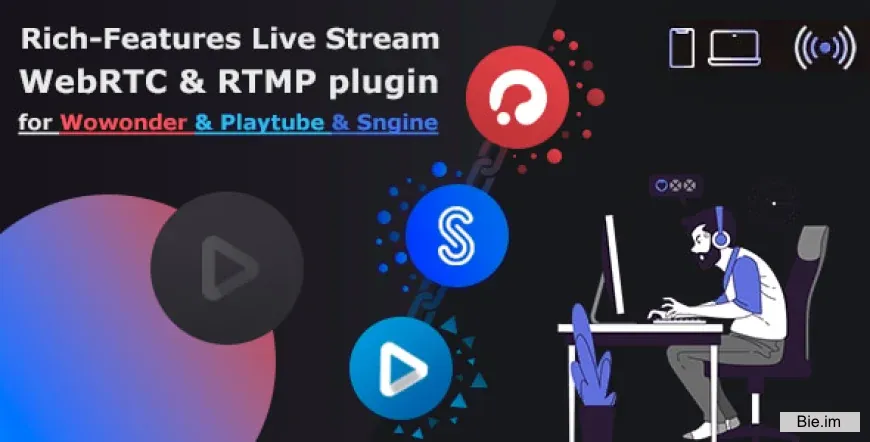 Live Stream plugin WebRTC & RTMP for Wowonder & Sngine Social Network & Playtube v1.2.27