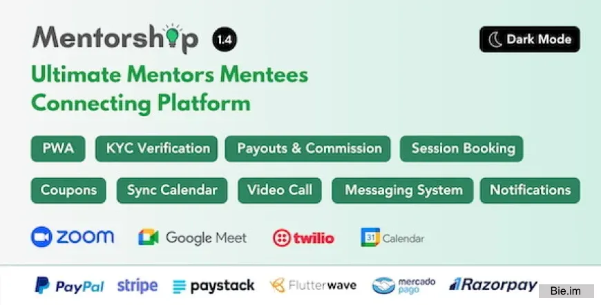 Mentorship v1.4.1 - Ultimate Mentors Mentees Connecting Platform