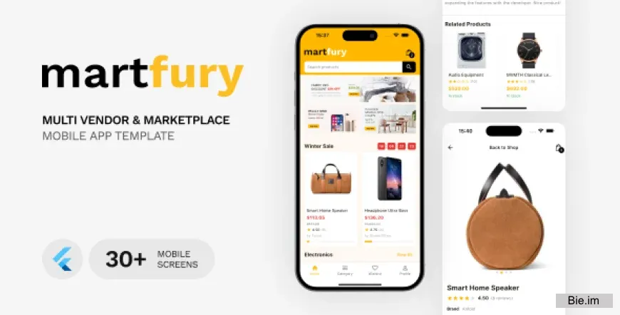 MartFury Flutter - Complete eCommerce Mobile Apps for Botble scripts 1.0