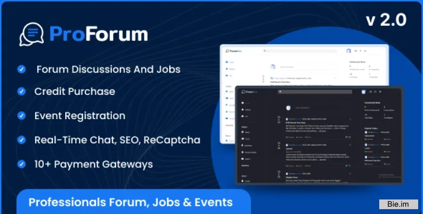ProForum v2.0.0 - Professionals Forum and Jobs