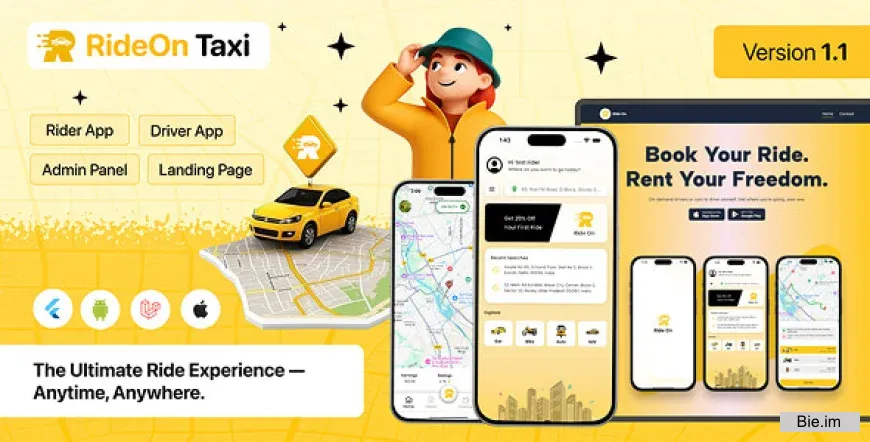 RideOn Taxi – Complete Taxi Booking Solution 1.0