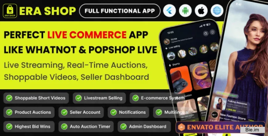 Era Shop v3.0 - Live Streaming, Short Video based E-commerce Store Multi Vendor