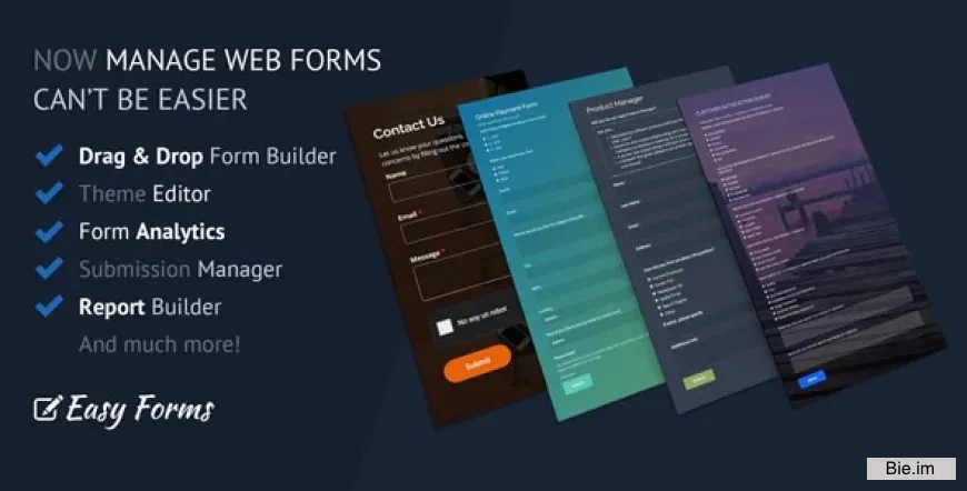 Easy Forms v2.4 - Advanced Form Builder and Manager - nulled