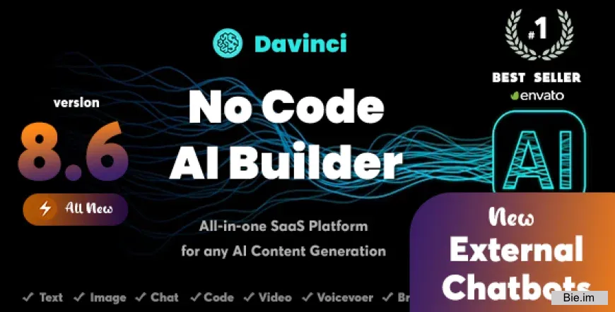 Davinci AI v8.6 - OpenAI Content, Text, Image, Voice, Chat, Code, Transcript, and Video Generator as SaaS - nulled