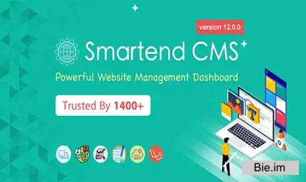 SmartEnd CMS v12.0.0 - Laravel Admin Dashboard with Frontend and Restful API - nulled
