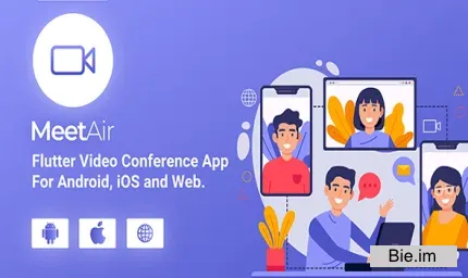 MeetAir v1.2.2 - iOS and Android Video Conference App for Live Class, Meeting, Webinar, Online Training