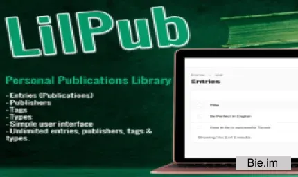 LilPub - Personal Publications Library