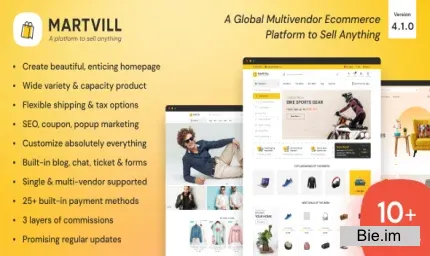 Martvill v4.1.0 - A Global Multivendor Ecommerce Platform to Sell Anything nulled