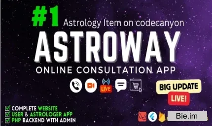 Astroway v3.0 - Complete Astrology Consultation App with Chat, Calling, e-Puja, Shop & AI Chat
