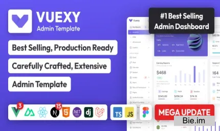 Vuexy v10.10.0 - Vuejs, React, HTML & Laravel Admin Dashboard Template