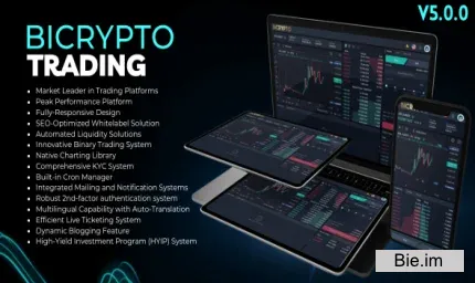 Bicrypto v5.6.2 - Crypto Trading Platform, Binary Trading, Investments, Blog, News & More!