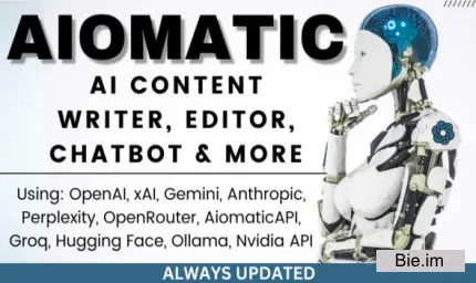 Aiomatic v2.6.2 - AI Content Writer, Editor, ChatBot & AI Toolkit