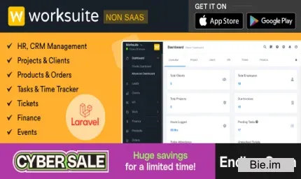 WORKSUITE v5.5.20 - HR, CRM and Project Management - nulled