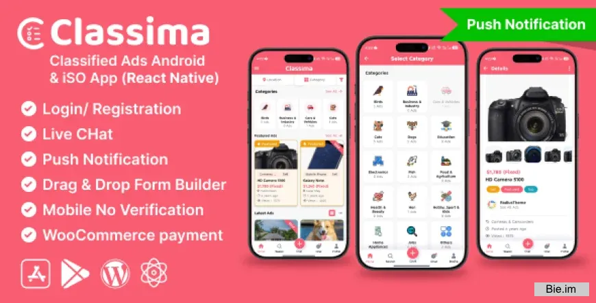 Classima v2.93.0 - Classified ads Android & iOS App