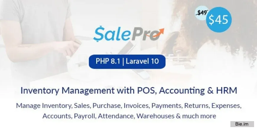 SalePro v5.5.3 - POS, Inventory Management System with HRM & Accounting