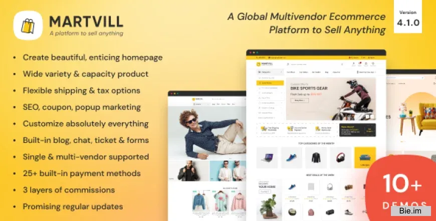 Martvill v4.1.0 - A Global Multivendor Ecommerce Platform to Sell Anything nulled