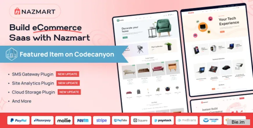 Nazmart v3.0.3 - Multi-Tenancy eCommerce Platform (SAAS) - nulled