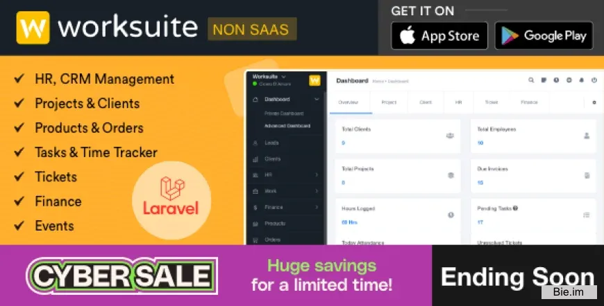 WORKSUITE v5.5.20 - HR, CRM and Project Management - nulled