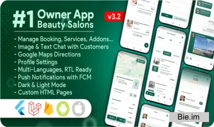 Owner App for Beauty Salons, Spa, Massage, Barber Appointment System v3.2.0