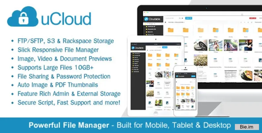 uCloud v2.1.1 - File Hosting Script - Securely Manage, Preview & Share Your Files