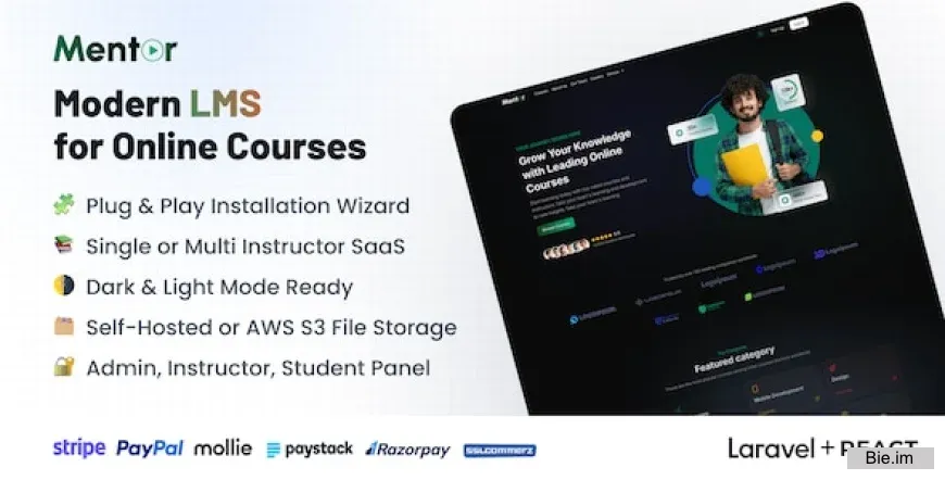 Mentor LMS v3.2.0 - Learning Management System