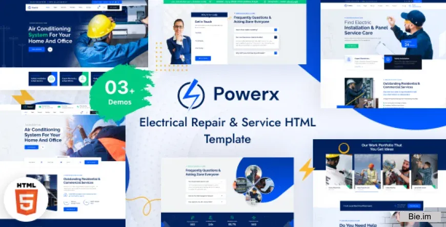 Powerx - Electrical Repair & Service HTML Template