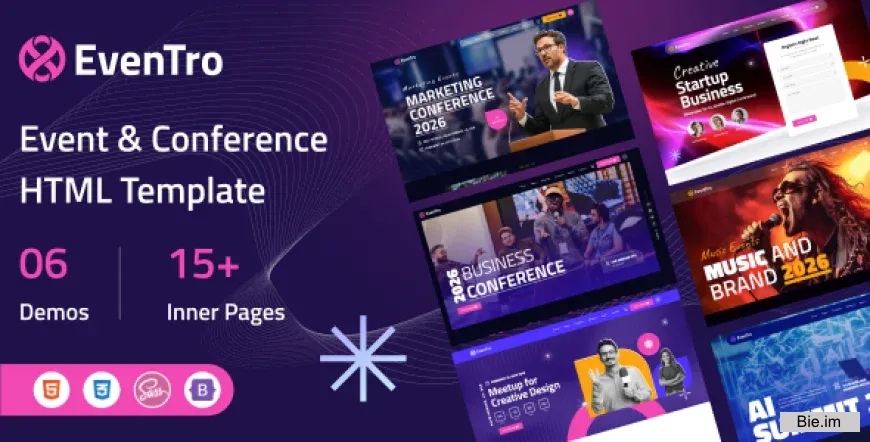 EvenTro - Event & Conference HTML Template