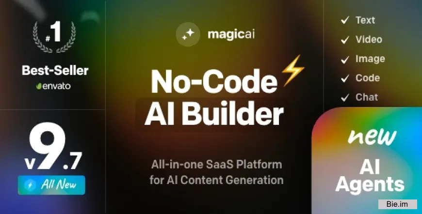 MagicAI v10.0 - OpenAI Content, Text, Image, Video, Chat, Voice, and Code Generator as SaaS