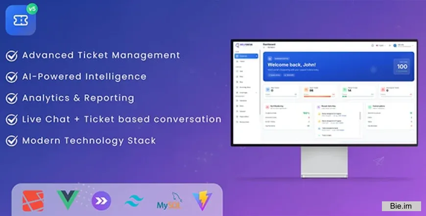 HelpDesk Pro v5.1.2 – AI-Powered Ticket Management & Customer Support System - nulled