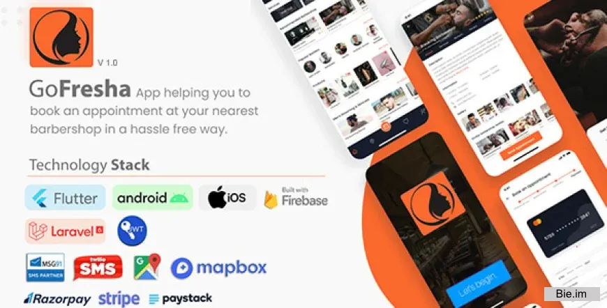 GoFresha v2.0.0 - Salon, Spa, Massage Appointment Flutter App with Admin Panel