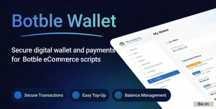 E-Wallet v1.0.2 - Payment Wallet System For Botble eCommerce scripts