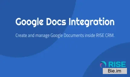 Google Docs Integration for RISE CRM v1.0.1