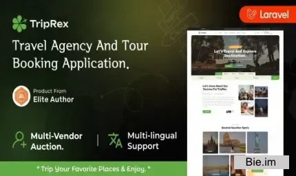 TripRex v1.2.0 - Travel Agency and Tour Booking Laravel Script nulled