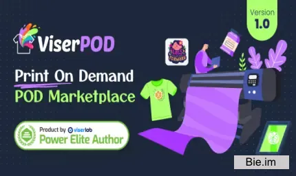 ViserPOD v1.0 - Print On Demand POD Marketplace