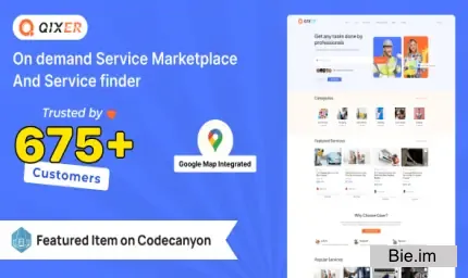 Qixer v3.2.0 - Multi-Vendor On demand Handyman Service Marketplace and Service Finder - nulled