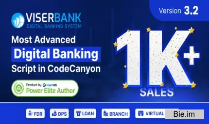 ViserBank v3.2 - Digital Banking System - nulled