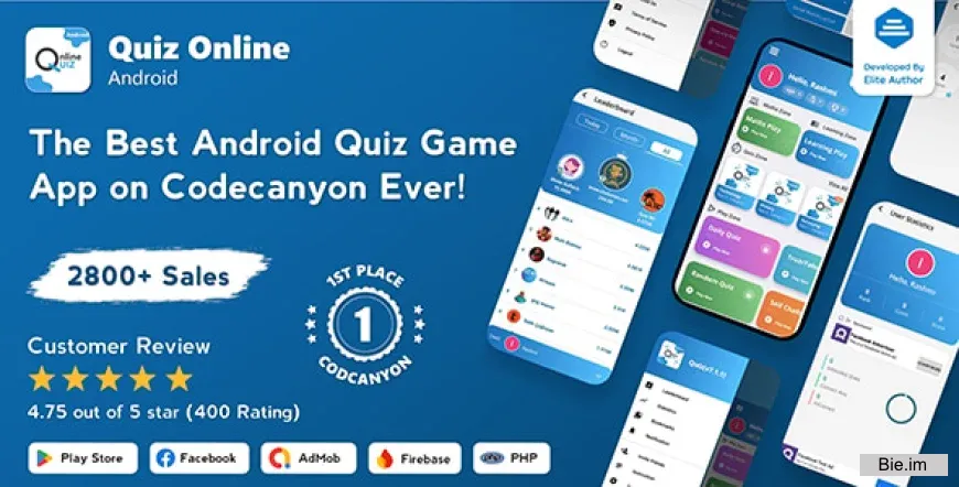 Quiz Online v7.1.6 - Trivia Quiz - Android Quiz Game with Web Quiz + Admin Panel - nulled