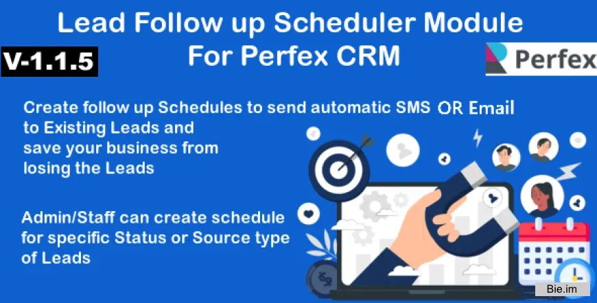 Lead Follow up Scheduler Module for Perfex CRM v1.1.5