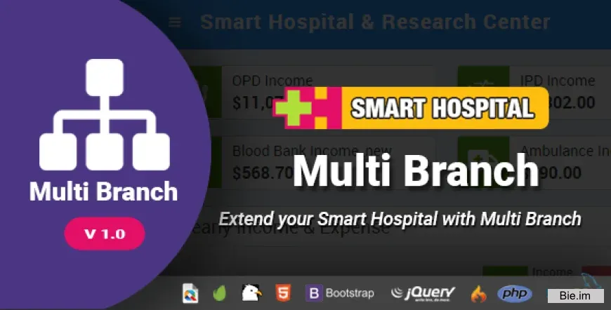 Smart Hospital Multi Branch v1.0