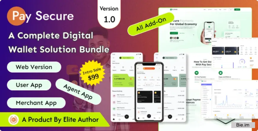 Pay Secure v1.0 - Digital Wallet Solution Bundle