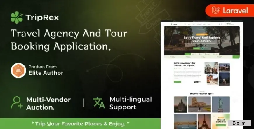 TripRex v1.2.0 - Travel Agency and Tour Booking Laravel Script nulled