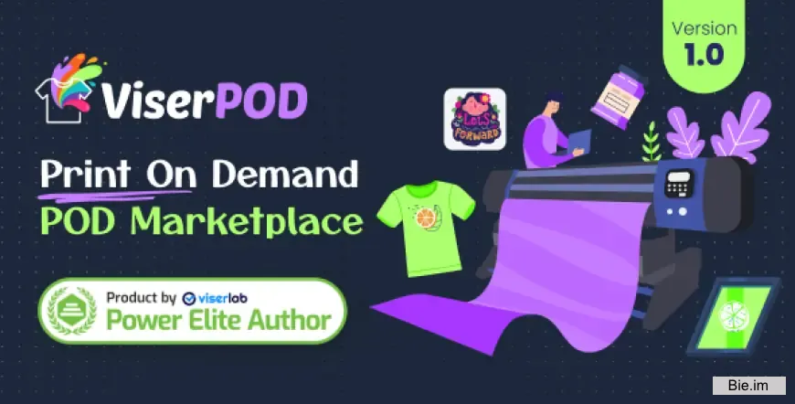 ViserPOD v1.0 - Print On Demand POD Marketplace