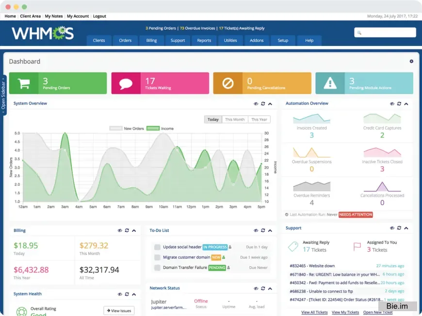 WHMCS v9.0.0 - Web Hosting Billing & Automation Platform - nulled
